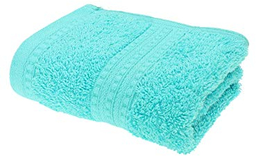 Julie Julsen® Bio Gästetücher in 32 Farben erhältlich weich und saugstark Türkis 30x50 cm