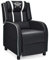 COSTWAY Gaming Chair, Adjustable Racing Style Gaming Recliner Armchair with Footrest, Headrest and Lumbar Support, Ergonomic PU Leather Office Lounge Sofa Home Theater Seating (Black+White)