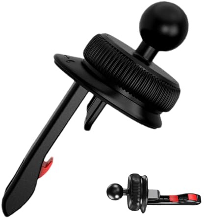 Eoixuqba Clip d'aération pour téléphone – Support de fixation à boule de véhicule | Support multifonction avec rotule de 17 mm, clip d'aération pour voitures, véhicules