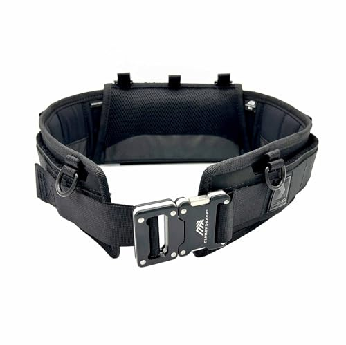 Diamondback Tempo Werkzeuggürtel - Werkzeuggürtel für Herren mit Lendenwirbelstütze - Utility Belt mit 10 Befestigungspunkten für Werkzeuggürteltaschen (M/L)