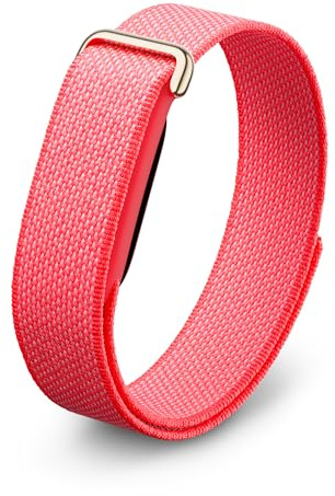 Google Fitbit Air - Activity Tracker Senza Schermo con monitoraggio di Fitness, Battito Cardiaco e Sonno - Coaching Personalizzato basato sull'AI - Fino a 7 Giorni di autonomia - Rosso Lampone