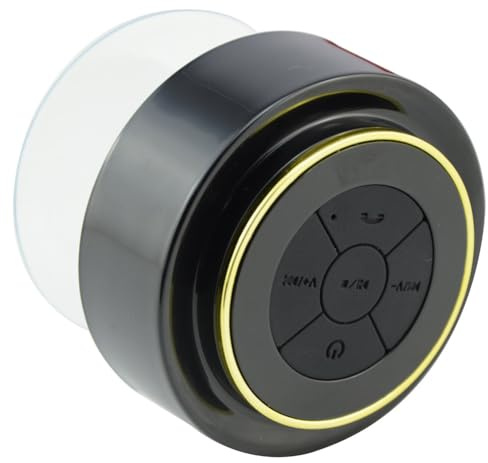 Xnuiasqe Altoparlante da Doccia Bluetooth Portatile, Impermeabile con Ventosa, Altoparlante Wireless per Esterni per Piscina, e Escursioni