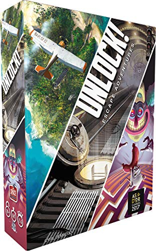 Asmodee - Unlock! Escape Adventures - UNbox Now - Jeu Escape Game pour Adultes & Enfants dès 10 Ans - Jeux de Cartes - A Jouer avec Application Gratuite - 1 à 6 Joueurs - 60 Min - en Français