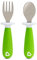 Munchkin Raise Kleinkind-Gabel- und Löffel-Set | Kleinkind- & Babylöffel | Abstill-Set | Baby-Essentials | 2er Pack