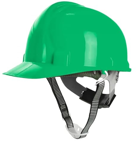Schutzhelm für die Baustelle Grün Bauhelm für Erwachsene Arbeitshelm Bauarbeiterhelm Sicherheitsgarantie