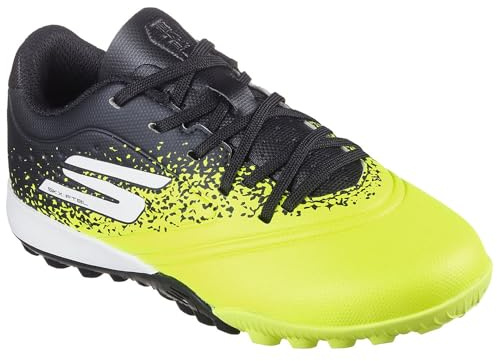 Skechers Razor Gold Astro Turf Herren-Fußballschuhe, Gelb, Schwarz, 44 EU
