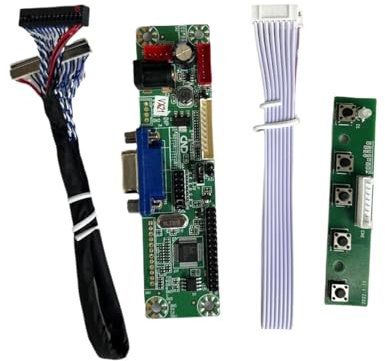 Kit De Placa Base For Monitor LCD/TV De 10-42, Cable De Pantalla LVDS Fix 30P S8, Placa De Botones MT2280-MD (no Requiere Programación)(1set)