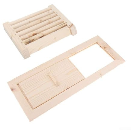 Rejilla de ventilación de madera para sauna para sala de vapor del hogar, accesorio de ventilación resistente al calor con acabado suave, para una fácil instalación, 8.3 x 6 pulgadas