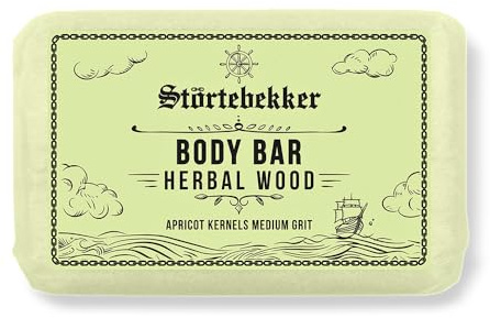 Störtebekker® Premium Body Bar Herbal Wood - Gel de ducha sólido 120 g