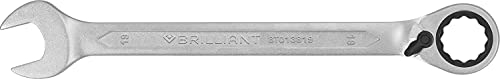 BRILLIANT TOOLS KS TOOLS BT013808 - Chiave a cricchetto poligonale, reversibile, 8 mm