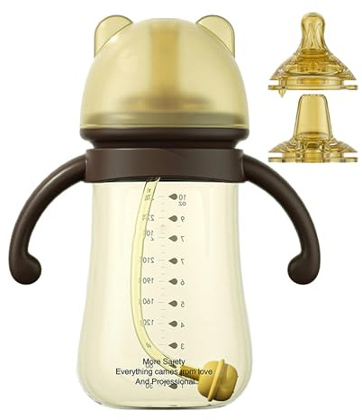 Taza con pico para bebé – Taza con pico aislado para niños, diseño a prueba de fugas | Divertidas figuras de animales, material duradero, fácil de limpiar, ideal para la hidratación en casa y en el