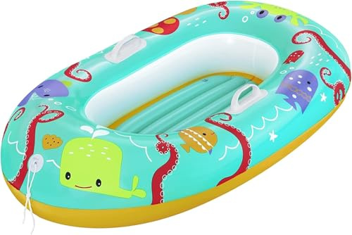 Aufblasbares Schlauchboot aus PVC mit Haltegriffen ca. 119 x 79 cm