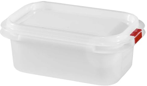 Great Plastic Rectangular Food Container 1/9 Gastronorm Micro 176X108X65 mm 0.75 Litre, Multi-Color, One Size