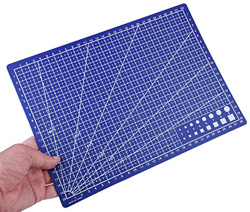 planche à découper de lignes de grille de piquage A4 pour outil de papeterie de bureau en papier en cuirTapis de coupe auto cicatrisant Office Supplies