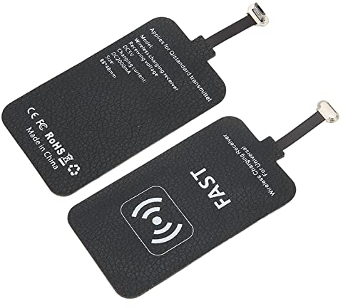 Récepteur de Chargeur sans Fil, Puce de Module de Patch de Récepteur de Charge sans Fil Qi 5V 2A 10W pour Téléphones Mobiles Android avec Interface Inverse Micro USB