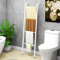 Towel Rail Freestanding, 4-Level Towel Holder Rack, Wall-Leaning Decorative Ladder, for Throws/Blankets/Bath&Hand Towels/Washcloths, for Bathroom, Bedroom, Living Room, Laundry (White)