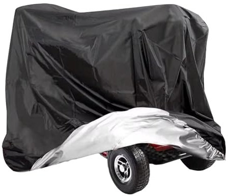 Housse de protection imperméable pour scooter de mobilité avec bande élastique, housse de pluie pour la plupart des scooters à mobilité réduite (taille : 142 x 66 x 91 cm)