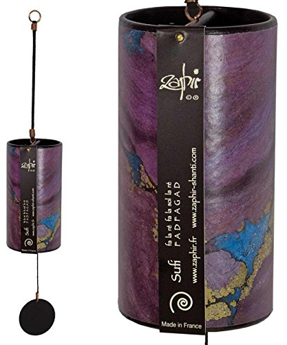 Zaphir Sufi Klangspiel Feng Shui F - A - D - F - A - G - A - D Windspiel 5 seasons Harmonie Metall Klangstäbe hochwertig präzise Handwerkskunst aus Frankreich Musik Klang Percussion Weltmusik