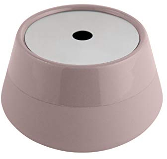 axentia Nevada Aufbewahrungsdose, Steingut, Edelstahl, Taupe Ø ca. 13 cm