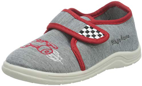 Playshoes Hausschuhe Unisex Kinder Hausschuh, Rennwagen, 20/21 EU