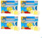WC Duftspüler - 1 Stück pro Pack - Frische für Ihr WC - Lemon - Sparset - 4 Packungen