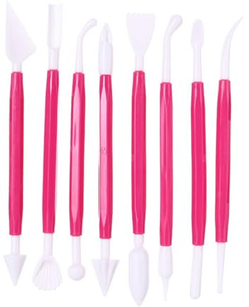 DIYEAH 4 buril de arcilla polimérica Cuchillo de cerámica herramienta para recortar cerámica cortador de escultura accesorios para manualidades herramientas de talla de cerámica Blue