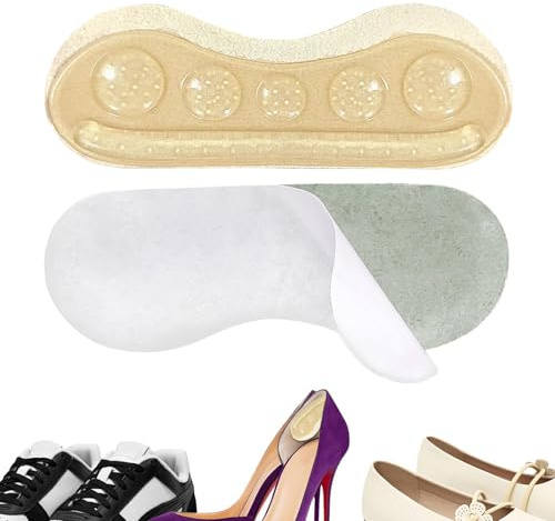 Inserciones de cojín del talón, Almohadillas del talón,Cojín autoadhesivo para zapatos - Inserciones de tacón de zapato de diseño antideslizante para la escuela, citas, compras, trabajo