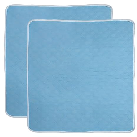GOEDCH 2 piezas Lavables Incontinencia: 86 x 91 cm Material de tela Protector de colchón impermeable, función de protección Reutilizable Protector de cama, Protector de incontinencia, para ancianos y