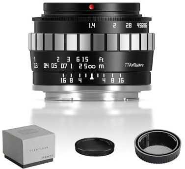 TTARTISAN 23 mm F1.4 vidvinkel APS-C kameraobjektiv manuellt fokus för Olympus/Panasonic MFT Mount (M4/3 Mount)