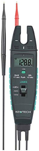 KEWTECH Jaws 2 Pole Tester with Open JAW Current and Voltage Tester