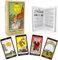 Pelucton Klassisches Tarotdeck mit 78 Karten für Anfänger mit Leitfaden auf Italienisch.