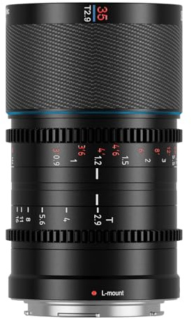 SIRUI Saturn 35mm T2.9 1.6X Kohlefaser Vollformat Anamorphotisches Prime Objektiv Objektive Lens Lenses Modell Leichtes Kinoobjektiv(L Mount Natural Flare)