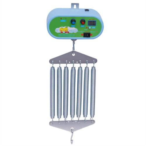 Hangings Babyschaukel Controller, bis zu 19 kg Hängende automatische Feder mit S-förmige Haken Einstellbar Timer Geräuscharm mit Motor Elektrisch, für Babywiege und Babyhängematte