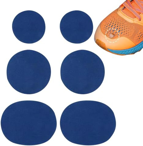Schuhflicken für Zehenlöcher, selbstklebender Schuhaufnäher, Vamp Repair Aufkleber, Sneaker-Fersenreparatur-Flicken für Laufschuhe und Stoffschuhe