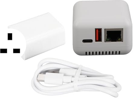 XTevu Network Print Server, USB Print Server, Print Share Server for Windows XP Android Linux 3.4, Transform USB Printer Into Network Printer