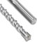 SDS Max - Broca para hormigón (16 x 600 mm, con 4 cortes de metal duro y doble hélice), para hormigón, piedra, piedra natural