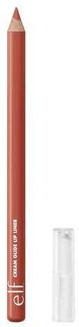 e.l.f. Cream Glide Lip Liner, Highly Pigmented Pencil for Shaping & Sculpting Lips, Semi-Matte Finish, Vegan & Cruelty-Free, Cinnamatic