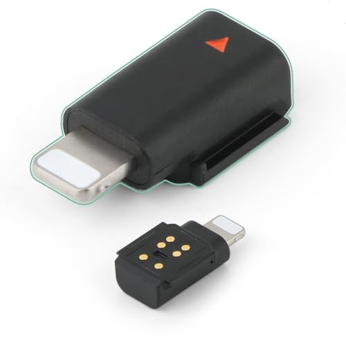 TGHongKy Adattatore per Lightning per DJI Mic mini Adattatore microfono per DJI Mic mini Ricevitore per IPhone 14/14 plus XX