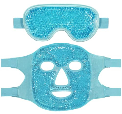 Masque Oculaire Glacé 1 Set Soulagement du Gonflement | Masque pour Yeux Froid, Compresses Rafraîchissantes, pour Bureau et Salon de Beauté