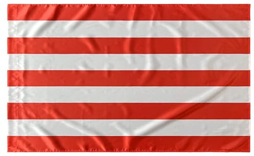 Durabol Bandera Raya Rojiblanco (Atletico de Madrid y Athletic Club) 150 x 90 cm Satén