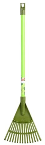 Kids in the Garden Râteau à Feuilles pour Enfant en Plastique 70 cm