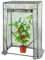 Royal Gardineer Tomatenhaus: Tomaten-Folien-Gewächshaus, aufrollbare Tür, 100 x 150 x 50 cm, weiß (Anzuchtgewächshaus)