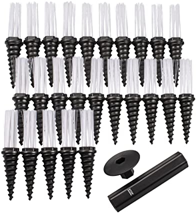 Saller Spielfeld Markierungshilfe weiß - Sportplatzmarkierung inkl. Eintriebshilfe