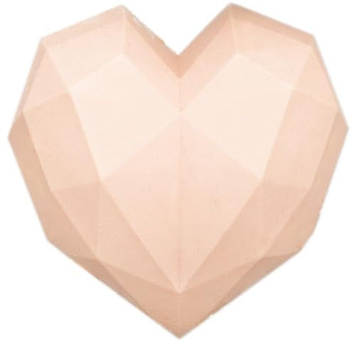 ScrapCooking - Moule à Entremets Cœur « Passion » - Moule Silicone Relief 3D Amour - ⌀ 17,5 cm - Qualité Professionnelle - Pâtisserie, Dessert, Gâteau - Avec Recette - Blanc - 2892