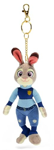 Disney Store Japan Official, Zootrópolis, Judy Hopps, pequeño, Llavero con Peluche, 18 cm, conejita de Peluche con Uniforme de policía