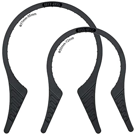 JJC FW-5595 Lot de 2 clés à filtre d'objectif d'appareil photo 55-72 mm, 77-95 mm