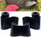 SORTON® Mechanisch Robust Elastische Rasenkante Es Super Flexible Rasenkante, Beeteinfassung, Rasenmähkante Kunststoff, Zaun Garten, Beeteinfassung, Rasenkantenprofile 20cm x 10m (Schwarz, 2 Stück)
