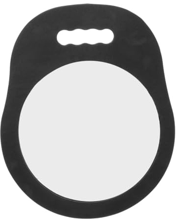 Veemoon Miroir À Main avec Poignée Grand Miroir De Barbier HD pour Salon De Coiffure Coiffeur Ergonomique Résistant avec Montage Arrière pour Femmes Et Hommes