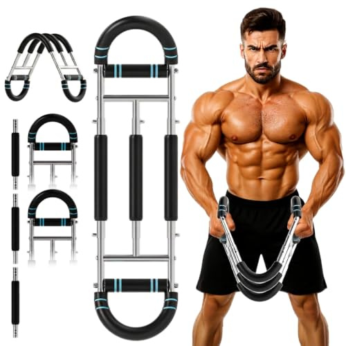 Upgraded 3 Adjustable Spring of Twister Arm Trainer for Men, Black/Blue