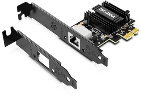 NICGIGA 10Gb PCIe 4.0 x1 Network Card, Realtek RTL8127 Ethernet Adapter.